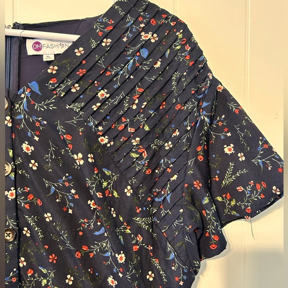 DM Fashion floral long dress, size XLarge, so cute for the fall! - Picture 3 of 4